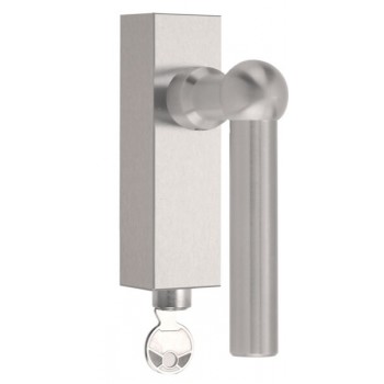 Draaikiepsluiting afsluitbaar FVL125-DKLOCK mat RVS