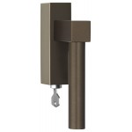 Draaikiep Bobby afsluitbaar EK102-DKLOCK brons