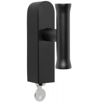 Draaikiep Nour afsluitbaar EV102-DKLOCK-O mat zwart