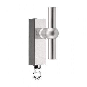 Draaikiepsluiting afsluitbaar FVT125-DKLOCK mat RVS