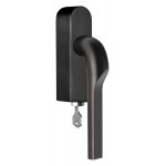 Draaikiep Rivio afsluitbaar GL100-DKLOCK PVD mat zwart links