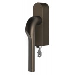 Draaikiep Rivio afsluitbaar GL100-DKLOCK brons rechts