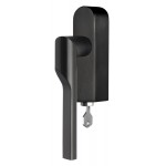 Draaikiep Rivio afsluitbaar GL101-DKLOCK PVD mat zwart rechts