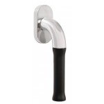 Draaikiep Nour EV100-DK-O gepolijst RVS mat zwart