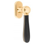 Draaikiep BOSCO LZ100DKO messing/zwart