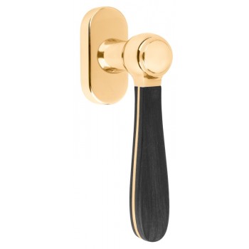 Draaikiep BOSCO LZ100DKO messing/zwart