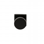 Deurkruk Piano vierkant rozet Puurzwart