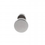 Deurkruk Piano ovaal rozet RVS