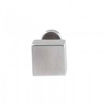 Deurkruk Quadro ovaal rozet RVS