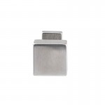 Deurkruk Quadro rechthoekig rozet RVS