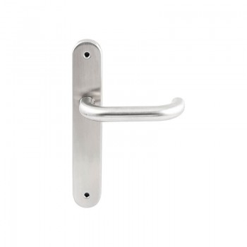 Deurkruk Stockholm Ls Ovaal Op Langschild RVS