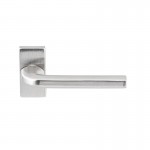 Deurkruk Kreta rechthoekig rozet RVS