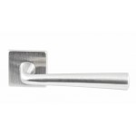 Deurkruk Mikonos dun vierkant ongeveerd rozet RVS