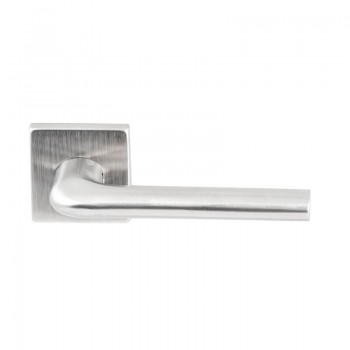 Deurkruk Samos vierkant rozet RVS