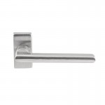 Deurkruk Athene rechthoekig rozet RVS