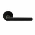 Deurkruk Athene dun ongeveerd rozet Puurzwart