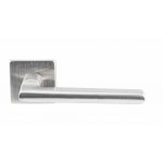 Deurkruk Athene dun vierkant ongeveerd rozet RVS