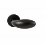 Deurkruk Golf dun ongeveerd rozet Puurzwart