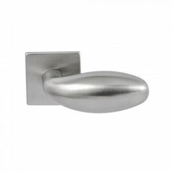 Deurkruk Golf dun vierkant ongeveerd rozet RVS