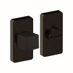 Toiletgarnituur Rechthoekig Zwart