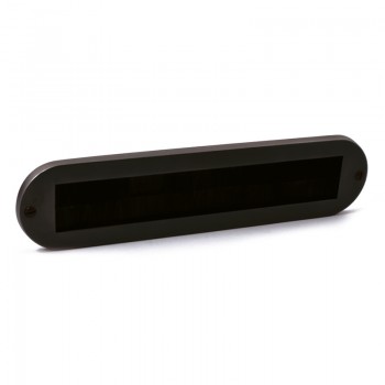 Tochtborstel ovaal Aart Puurzwart 