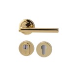 Achterdeurset Sara messing PVD