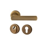 Achterdeurset Shadow mat brons