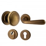 Voordeurset mat brons