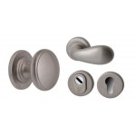 Voordeurset rooster Inox PVD