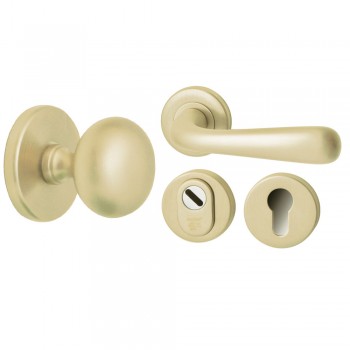 Voordeurset Champagne PVD