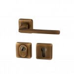 Achterdeurset QBE mat brons