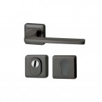 Achterdeurset QBE gunmetal PVD