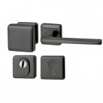 Voordeurset QBE gunmetal PVD