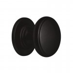 Voordeurknop Pragma 70mm Puurzwart 