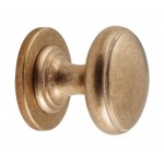 Voordeurknop Pragma 70mm messing getrommeld