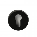 Cilinderrozet Variorond 304 Zwart