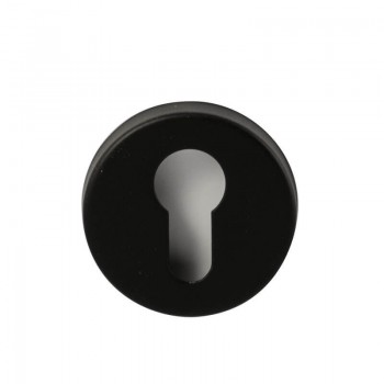 Cilinderrozet Variorond 304 Zwart