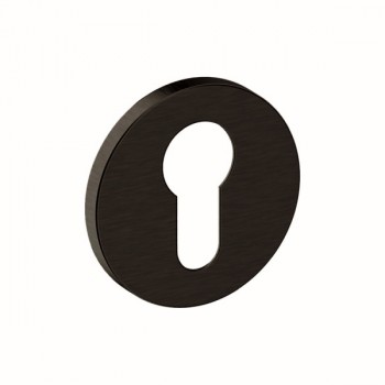 Cilinderrozet Vario-rond Dun 304 Zwart