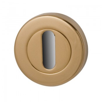 Sleutelrozet Nika messing ongelakt