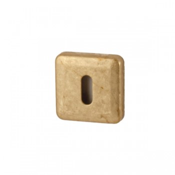 Sleutelrozet QBE messing getrommeld