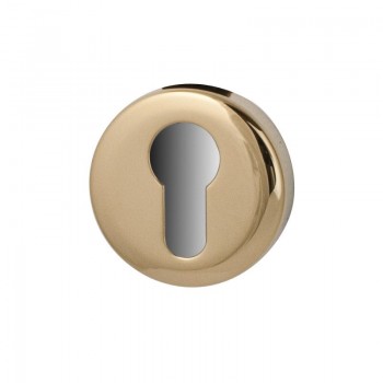 Cilinderrozet Artax messing PVD