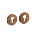 Cilinderplaatje Shiraat mat koper PVD