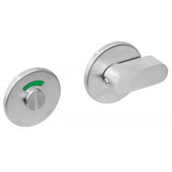 Toiletgarnituur Intersteel Munnikhof rond plat verdekt mat RVS Toiletgarnituur Intersteel Munnikhof rond plat verdekt mat RVS