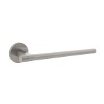 Deurkruk Shiraat rond rozet mat RVS