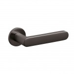 Deurkruk Olivari Link rond rozet antraciet mat titaan PVD