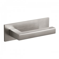 Deurkruk Olivari ABC RVS mat titaan PVD op horizontaal schild 