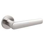 Deurkruk Olivari Lugano rond rozet RVS mat titaan PVD