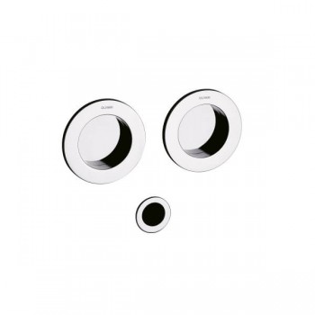 Schuifdeurkom Dante Olivari chroom