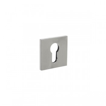 Cilinderrozet vierkant Olivari inox mat titaan PVD