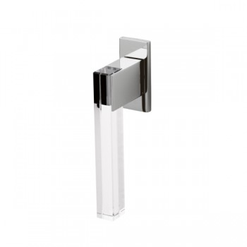 Draaikiep Olivari Ice Cube chroom transparant Draaikiep Olivari Ice Cube chroom transparant